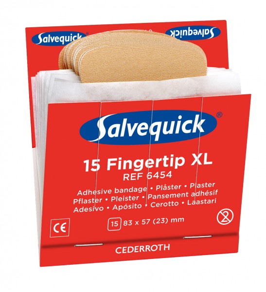 Salvequick Fingerkuppenpflaster 6x15 Stück