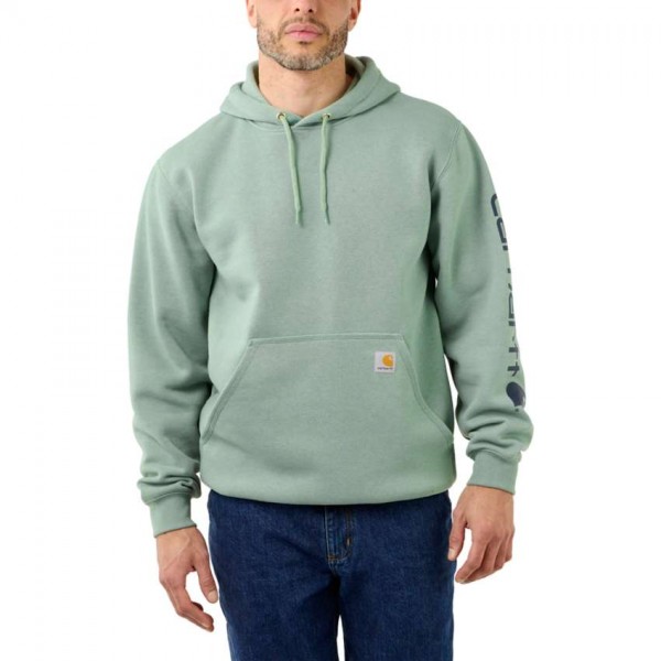 Carhartt Workwear K288 Midweight Signature Sleeve Logo Hooded Sweatshirt